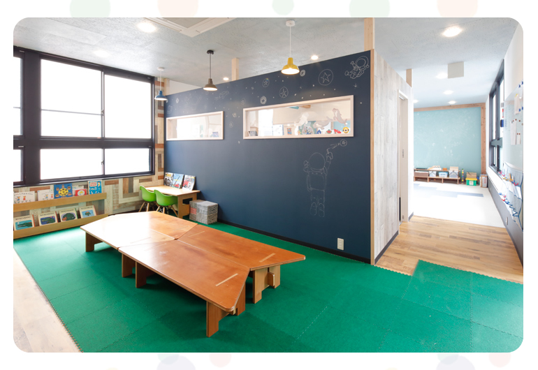 いるかくらぶの子供たちが楽しそうに活動している様子